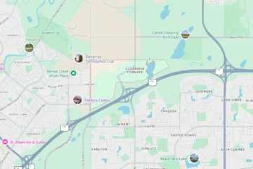 goodridge corners edmonton map