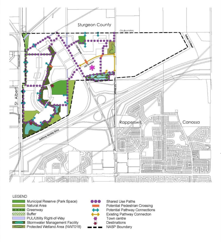 goodridge corners bike and walking paths map